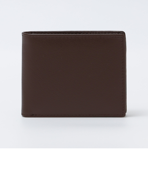 SHIPS Colors: レザー BI-FOLD ウォレット (二つ折り 財布)