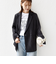 〈手洗い可能〉ウール 調 合繊 ダブル ジャケット