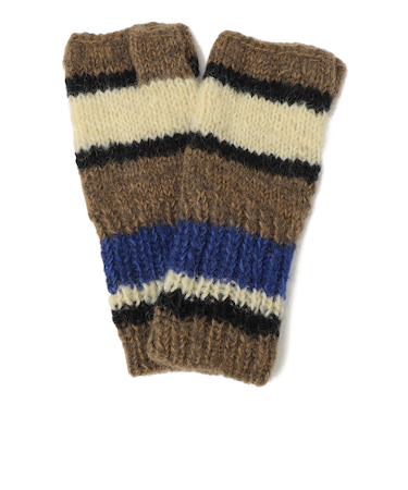 sublimeroe:ハンド ニット ライン グローブ