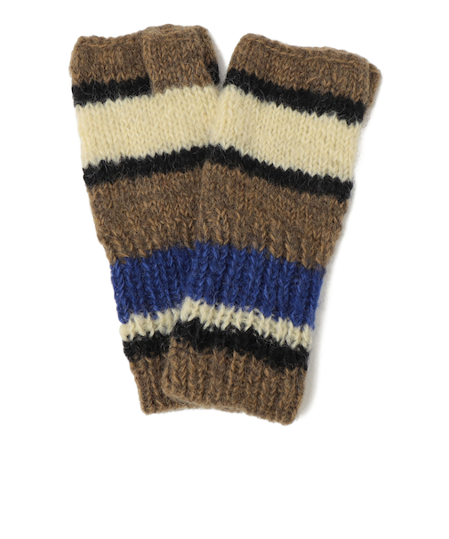 sublimeroe:ハンド ニット ライン グローブ