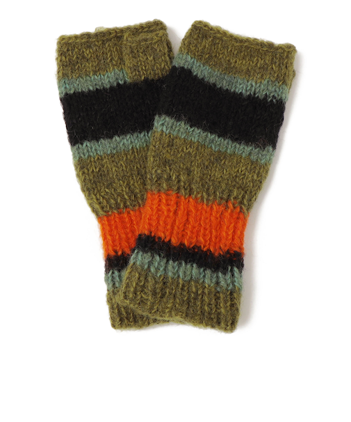 sublimeroe:ハンド ニット ライン グローブ