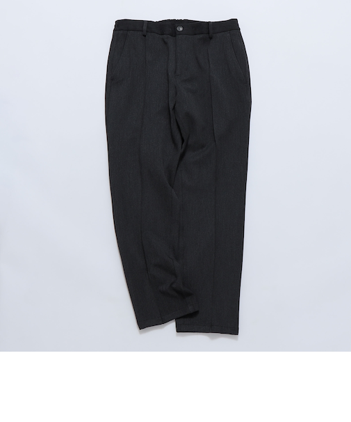 SHIPS: スリム ストレッチ ピンタック スラックス