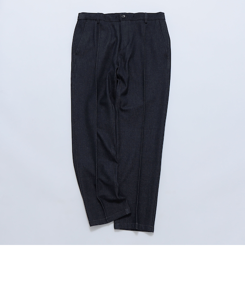 SHIPS: スリム ストレッチ ピンタック スラックス