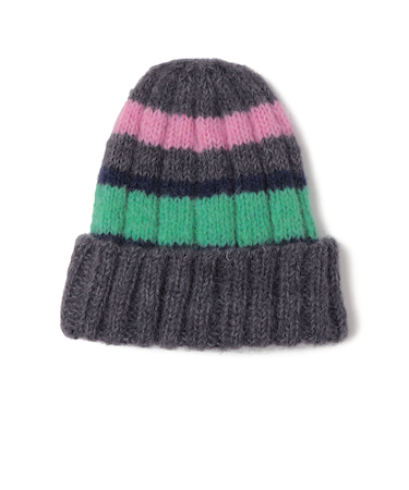 sublimeroe:ハンドニット ライン ワッチキャップ