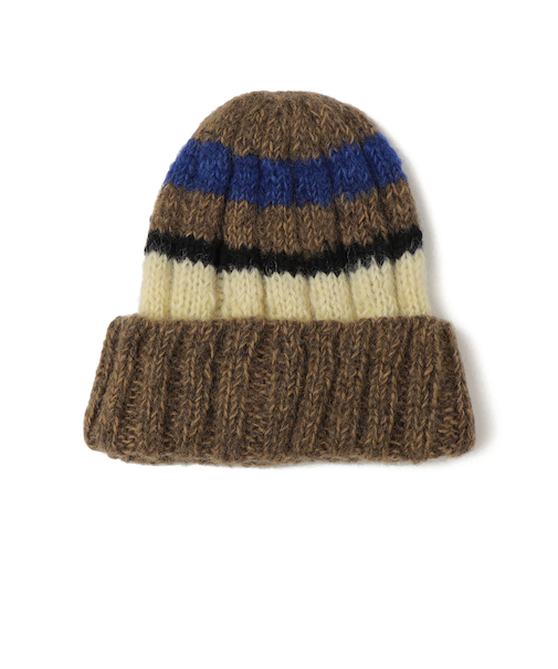 sublimeroe:ハンドニット ライン ワッチキャップ