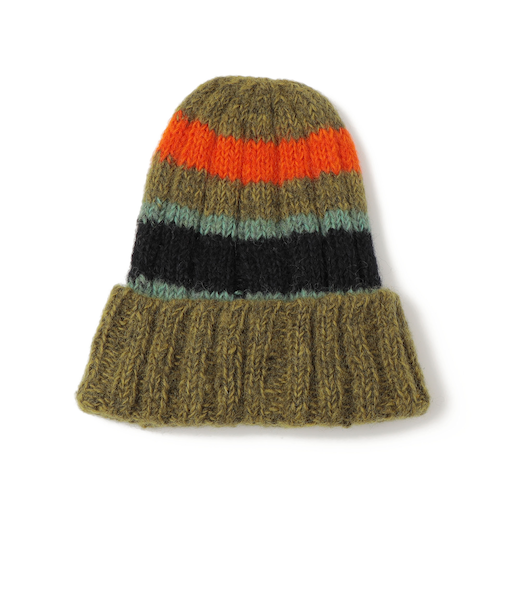 sublimeroe:ハンドニット ライン ワッチキャップ