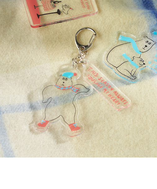 Shiomi Wada×SHIPS: キーホルダー