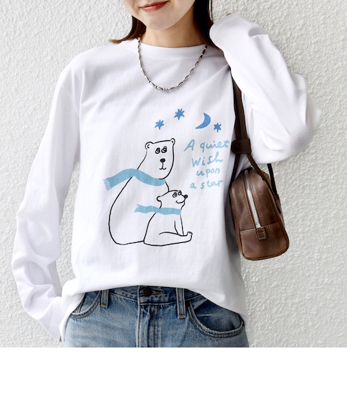 Shiomi Wada×SHIPS: ロンTEE