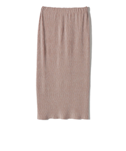 SHIPS Colors:〈手洗い可能〉ポリエステル ベロア プリーツ タイトスカート