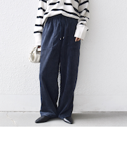 《予約》〈洗濯機可能〉TUMUGITO(R) コーデュロイ ドロスト パンツ 2