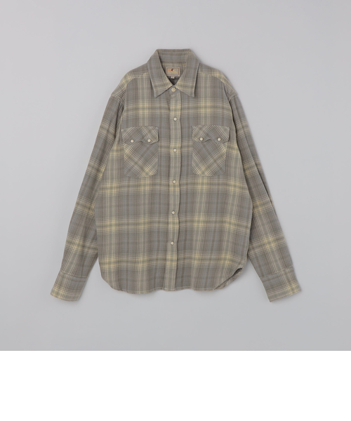 WYTHE NEW YORK: FLANNEL PEARLSNAP SHIRT｜シップスの通販｜&mall