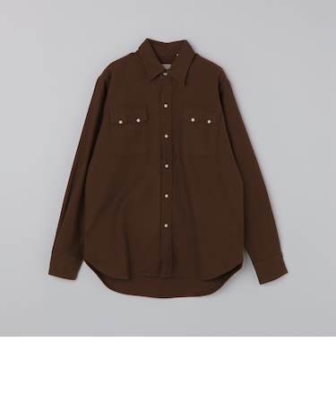 WYTHE: MOLESKIN PEARLSNAP SHIRT