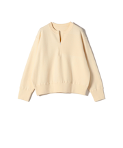 SHIPS Colors:〈手洗い可能〉フロント ジップ ニット