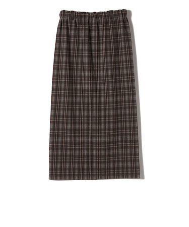 SHIPS Colors:〈手洗い可能〉ジャージー へリボーン / チェック タイトスカート