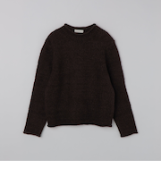 AMOMENTO: HAIRY SLUB PULLOVER
