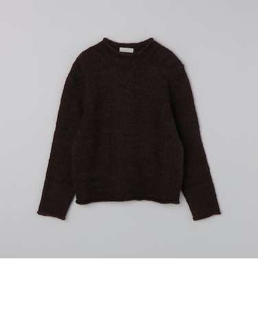 AMOMENTO: HAIRY SLUB PULLOVER