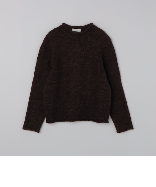 AMOMENTO: HAIRY SLUB PULLOVER