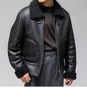 SHIPS: ムートン ジャケット B-3