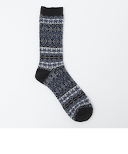 ANONYMOUS: スノー フェアアイル クルー ソックス