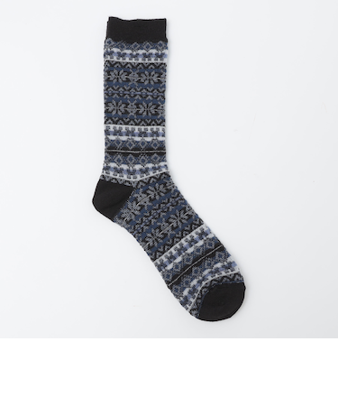 ANONYMOUS: スノー フェアアイル クルー ソックス