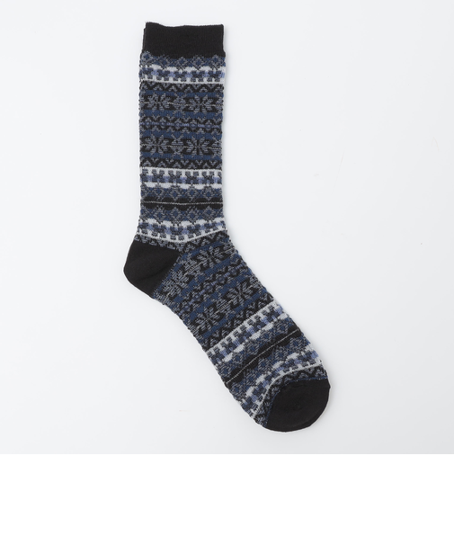 ANONYMOUS: スノー フェアアイル クルー ソックス