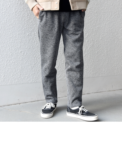 SHIPS any:〈洗濯機可能〉ニット フリース 裏起毛 スリム ジョガー