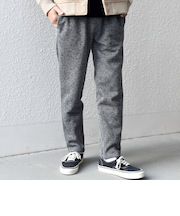 SHIPS any:〈洗濯機可能〉ニット フリース 裏起毛 スリム ジョガー パンツ 25AW◆