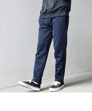 SHIPS any:〈洗濯機可能〉ニット フリース 裏起毛 スリム ジョガー パンツ 25AW◆