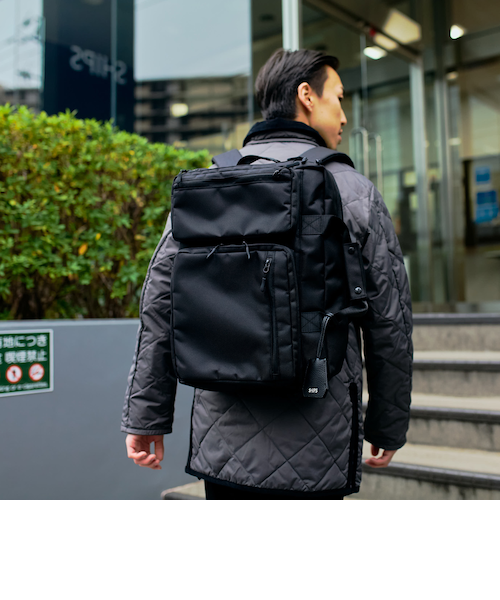 WEB限定】SHIPS: 3WAY ビズ ワイド ブリーフ バッグ｜シップスの通販