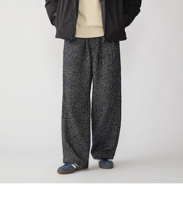 SHIPS: 〈手洗い可能〉リング ツイード バギー スラックス