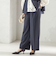 《予約》〈手洗い可能〉ダブル クロス セミ ワイド パンツ（セレモニー対応可）