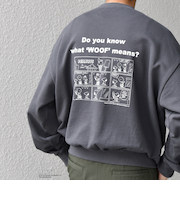 SHIPS any: SNOOPY コラボ コミック グラフィック プリント スウェット◆