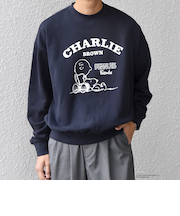 SHIPS any: SNOOPY コラボ コミック グラフィック プリント スウェット◆