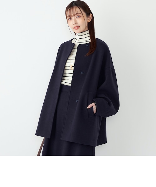 FORK&SPOON ウールノーカラーコート｜アーバンリサーチの通販｜&mall
