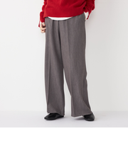 《予約》SHIPS Colors:〈手洗い可能〉TR ストレート ゴム パンツ2◆