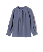 《予約》SHIPS Colors:〈洗濯機可能〉ジョーゼット タックスリーブ ブラウス2◆