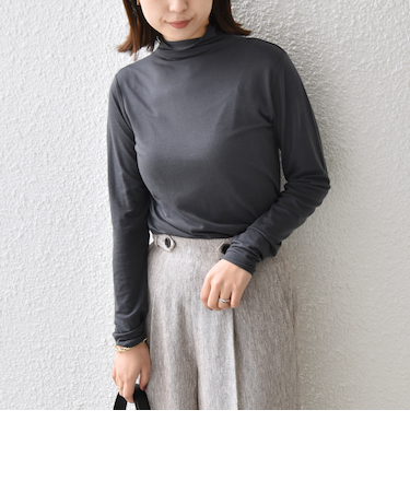 SHIPS Colors:〈手洗い可能〉セルロース ウール タートルネック インナー
