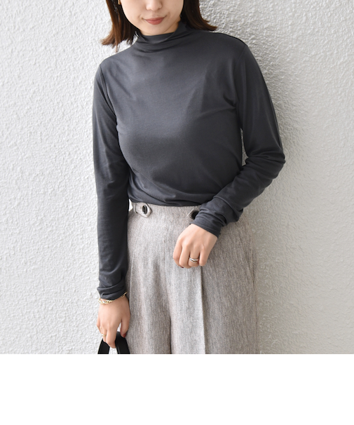 SHIPS Colors:〈手洗い可能〉セルロース ウール タートルネック インナー