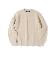 Southwick Gate Label: ウール シルク クルーネック ニット