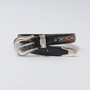 TORY LEATHER: NATIV WEBBING SPIRAL PATTERN