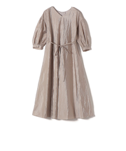 【SHIPS別注】kaene:2WAY ボリューム 袖 ロング ワンピース