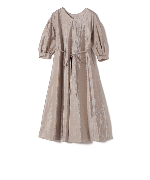 【SHIPS別注】kaene:2WAY ボリューム 袖 ロング ワンピース