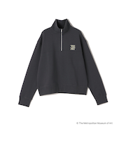 SHIPS Colors:The Met コラボ エンブロイダリー ハーフ ジップ スウェット