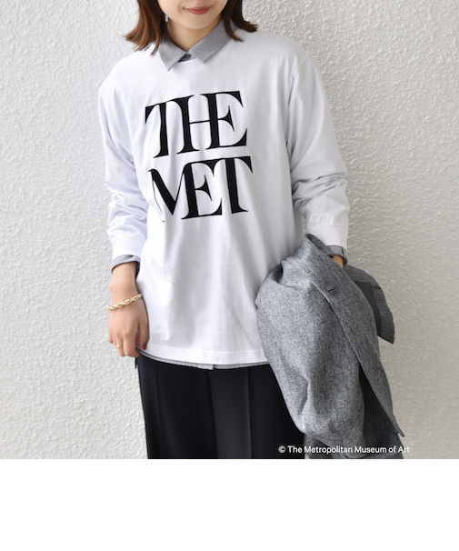 SHIPS Colors:The Met コラボ フロッキー ロゴ Tシャツ 2