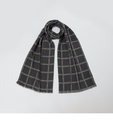 SHIPS: イタリア製 ウール チェック ストール