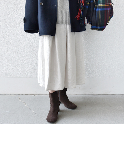 〈手洗い可能〉シャイニー フレア スカート