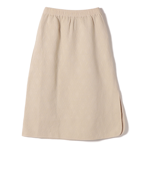 【NEW】シップス（SHIPS）/【SHIPS別注】Fanaka:〈手洗い可能〉ジャカード サイド スリット スカート SHIPS別注】Fanaka:〈手洗い可能〉ジャカード サイド スリット