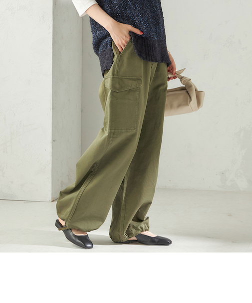 《予約》【SHIPS別注】GUNG HO:〈洗濯機可能〉パラシュート パンツ