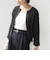 《予約》【WEB限定】〈手洗い可能〉レース 編み 2WAY カーディガン