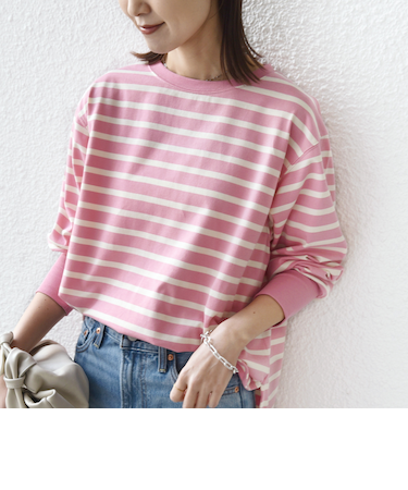 《予約》【SHIPS別注】TENNESSEE:〈洗濯機可能〉ワイド ボーダー TEE